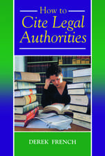 How to Cite Legal Authorities