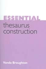 Essential Thesaurus Construction