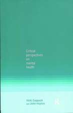 Critical Perspectives on Mental Health