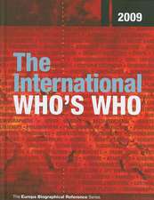 The International Who's Who 2009