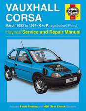 Vauxhall Corsa Petrol (Mar 93 – 97) Haynes Repair Manual