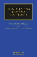 Bills of Lading: Law and Contracts