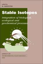 Stable Isotopes: The Integration of Biological, Ecological and Geochemical Processes