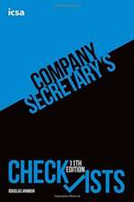 COMPANY SECRETARYS CHECKLISTS 11E