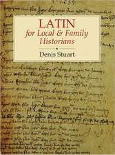 Latin for Local and Family Historians