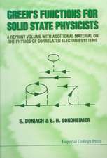 GREEN'S FUNCTIONS FOR SOLID STATE...