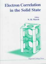 Electron Correlations in the Solid State