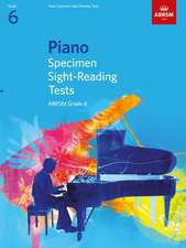 Piano Specimen Sight-Reading Tests, Grade 6