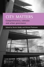 City Matters: Competitiveness, Cohesion and Urban Governance