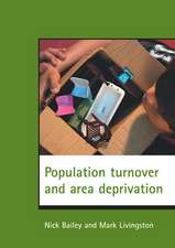 Population turnover and area deprivation