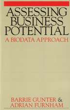 Assessing Business Potential – A Biodata Approach