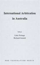 International Arbitration in Australia