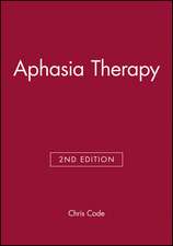 Aphasia Therapy 2e