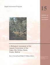 A Biological Assessment of the Aquatic Ecosystems of the Upper Rio Orthon Basin, Pando, Bolivia