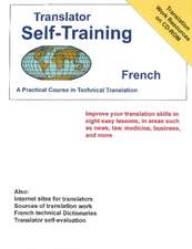 Sofer, M: Translator Self-Training French