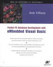 Pocket PC Database Development with eMbedded Visual Basic