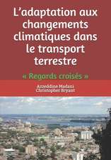 L'adaptation aux changements climatiques dans le transport terrestre: Regards croisés