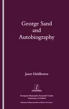 George Sand and Autobiography