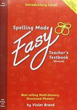 Spelling Made Easy Revised A4 Text Book Introductory Level