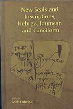 New Seals and Inscriptions, Hebrew, Idumean and Cuneiform