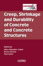 Creep, Shrinkage and Durability of Concrete and Concrete Structures – Concreep 7