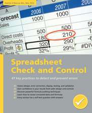 Spreadsheet Check and Control