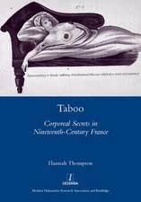 Taboo: Corporeal Secrets in Nineteenth-century France