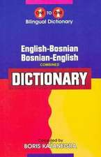 English-Bosnian & Bosnian-English One-to-One Dictionary