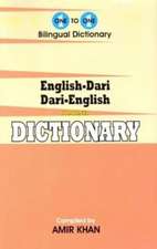 Khan, A: English-Dari & Dari-English One-to-One Dictionary.