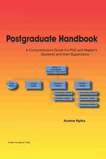 Postgraduate Handbook