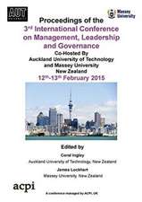 The Proceedings of The 3rdInternational Conference on Management, Leadership andGovernance