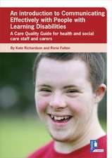 An Introduction to Communicating Effectively with People with Learning Disabilities