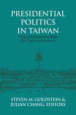 Presidential Politics in Taiwan