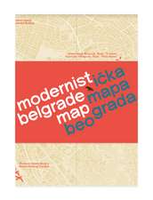 Modernist Belgrade Map