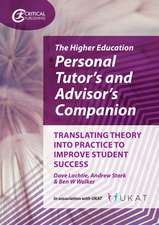 The Higher Education Personal Tutor's and Advisor's Companion