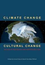 Climate change cultural change