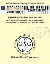 Basic Music Theory Exams Set #1 Answer Book - Ultimate Music Theory Exam Series