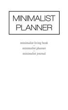 Minimalist Planner