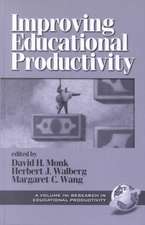 Improving Educational Productivity (Hc)