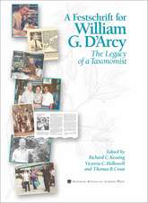 Festschrift for William G. D'Arcy: The Legacy of a Taxonomist