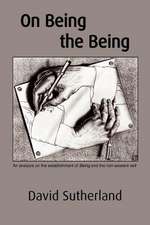 On Being the Being: An Analysis on the Establishment of Being and the Non-Existent Self