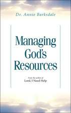 Managing God's Resources