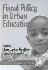 Fiscal Policy in Urban Education (Hc)