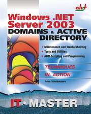 Windows .Net Server 2003 Domains & Active Directory