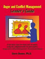 Anger and Conflict Management: Leader's Guide