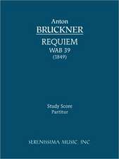 Requiem in D Minor - Study Score: Gelobet Sie Der Herr, Mein Gott, Bwv 129 - Vocal Score