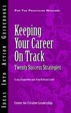 Keeping Your Career on Track