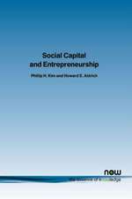 Social Capital and Entrepreneurship