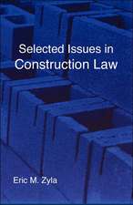 Selected Issues in Construction Law