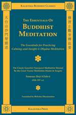 The Essentials of Buddhist Meditation